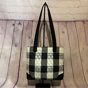 Vera Bradley black/white check tote